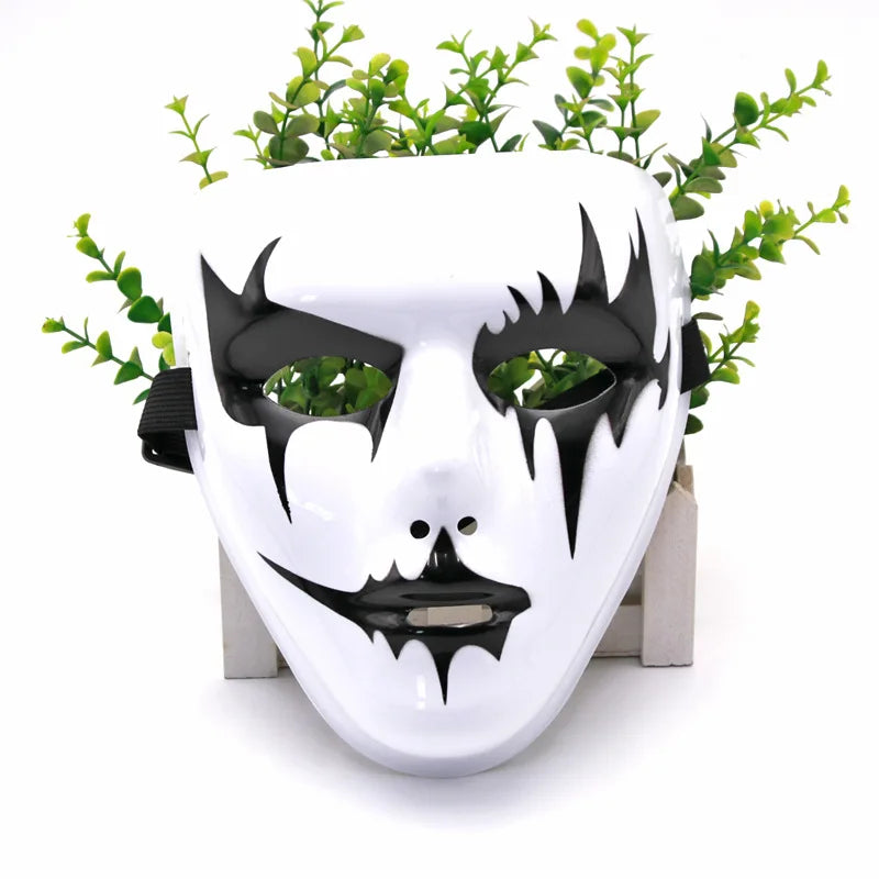Máscaras de Dança de Rua (Passo Fantasma Dance / Hip Hop) Feitas de Plástico Leve, Usadas para Festas e Cosplay