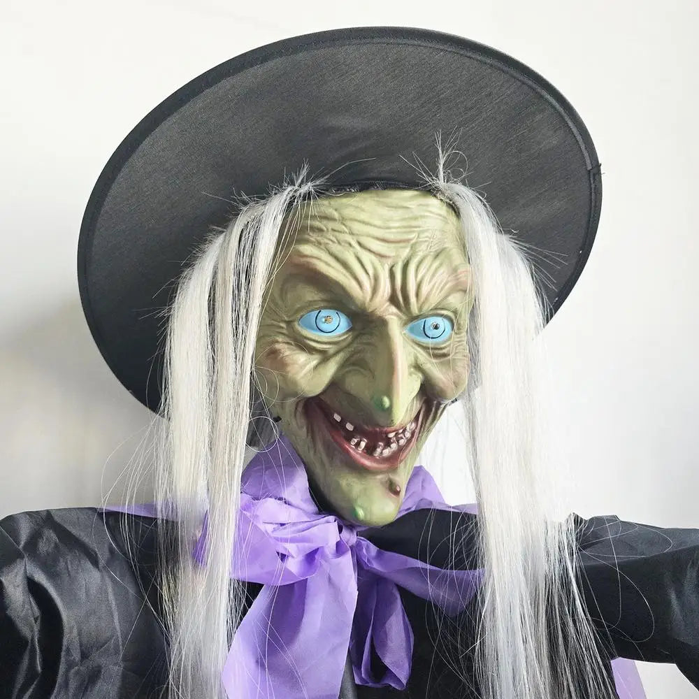 Bruxinha Flutuante Halloween Decorações/Eventos Bruxa de Halloween Flutuante Animada