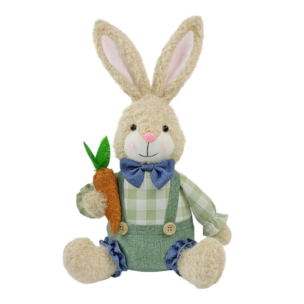 Coelho de Pano Páscoa Estatueta de Páscoa, Decoração Páscoa, Artesanato Decorativo