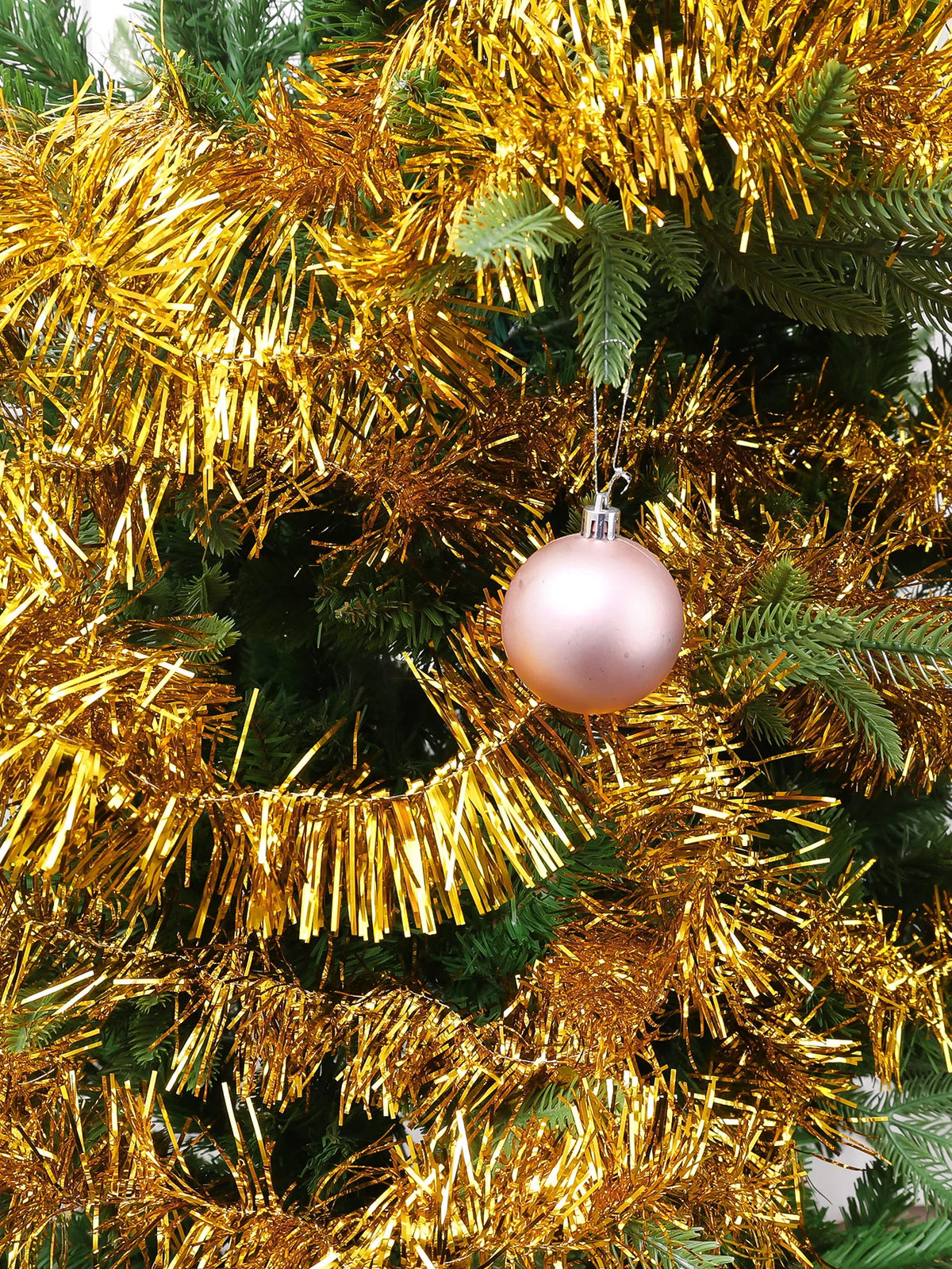 Guirlanda Colorida de Natal 15 jardas (45 pés) comprimento comercial grosso papel alumínio