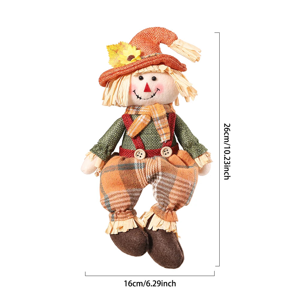 Boneco de festa junina Decoração Espantalho Festa Junina Caipira Rastelo 26cm - Menino