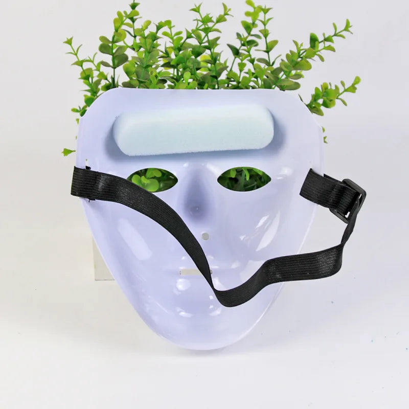 Máscaras de Dança de Rua (Passo Fantasma Dance / Hip Hop) Feitas de Plástico Leve, Usadas para Festas e Cosplay