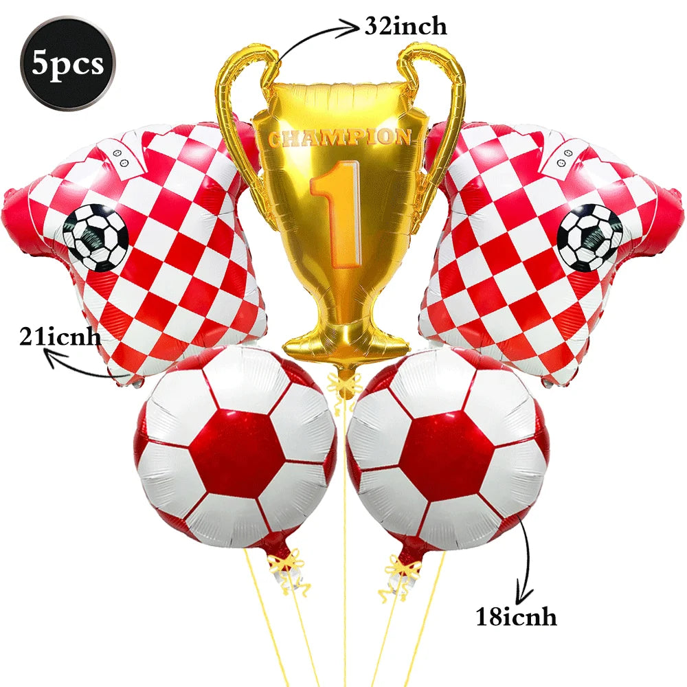 Camisa Copa do Mundo 5 peças Balão Metalizado Camisa 10 Brasil Futebol Copa Do Mundo