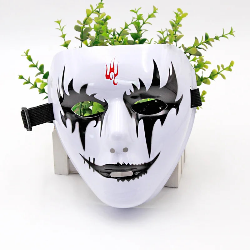 Máscaras de Dança de Rua (Passo Fantasma Dance / Hip Hop) Feitas de Plástico Leve, Usadas para Festas e Cosplay