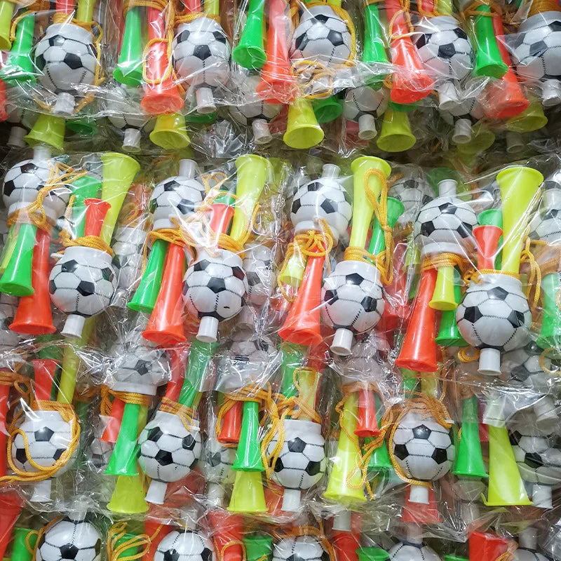 Kit 1 Vuvuzela Corneta Brasil Verde E Amarelo Acessório Torcedor Essencial Vibrarem