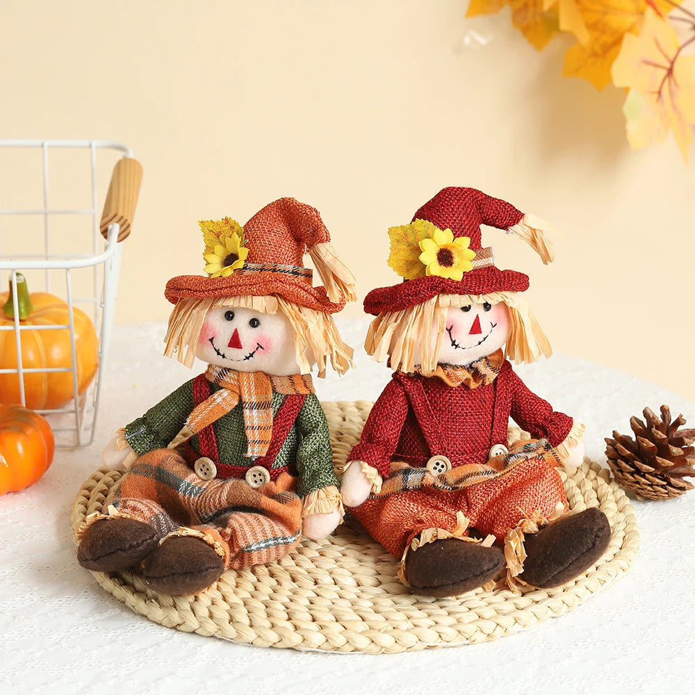 Boneco de festa junina Decoração Espantalho Festa Junina Caipira Rastelo 26cm - Menino
