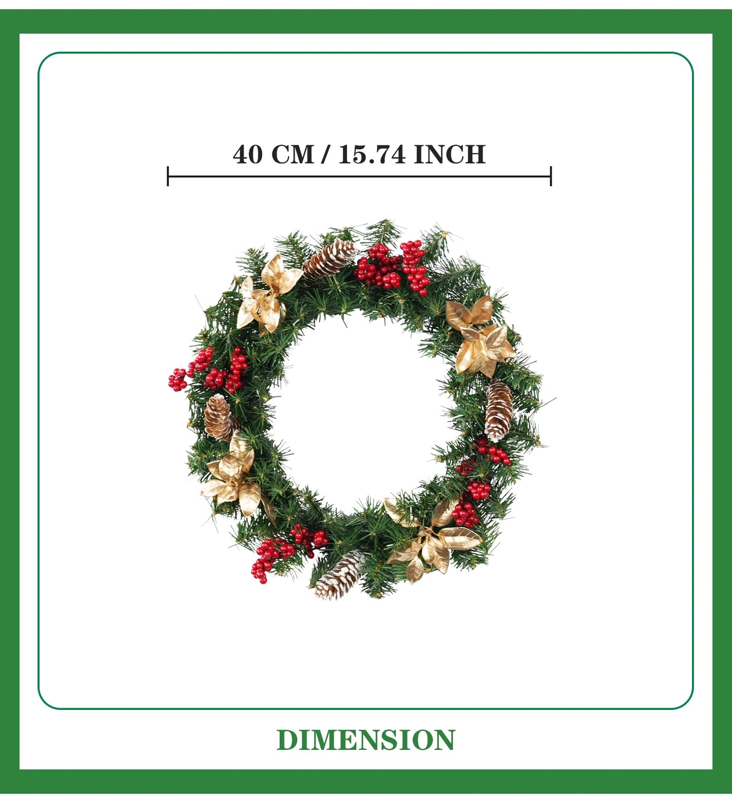 Guirlanda De Natal Enfeite De Guirlanda De Natal Decoração De Natal Decoração Pendurada