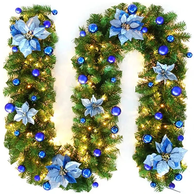 Guirlanda de Natal Decorativa, Guirlanda de Natal com Bengala, Enfeite para Árvore Natal