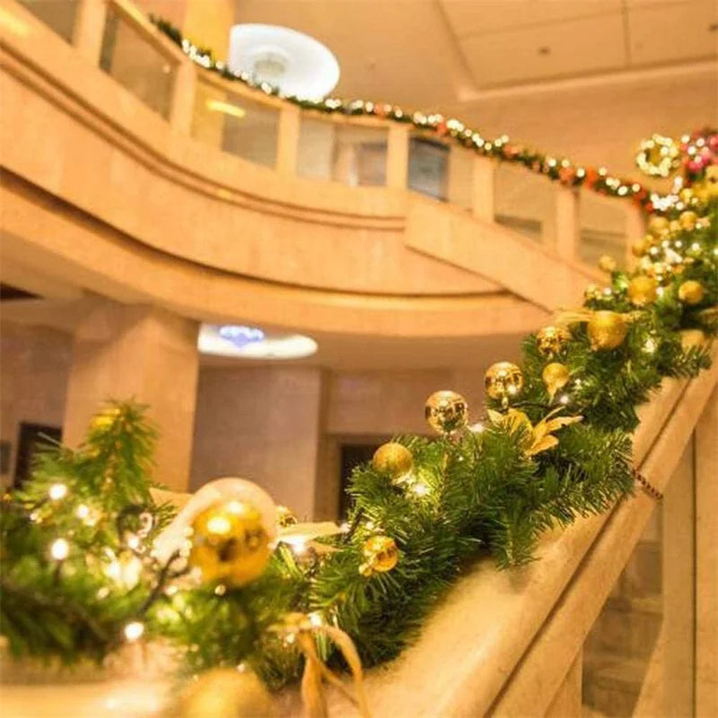 Guirlanda de Natal Decorativa, Guirlanda de Natal com Bengala, Enfeite para Árvore Natal