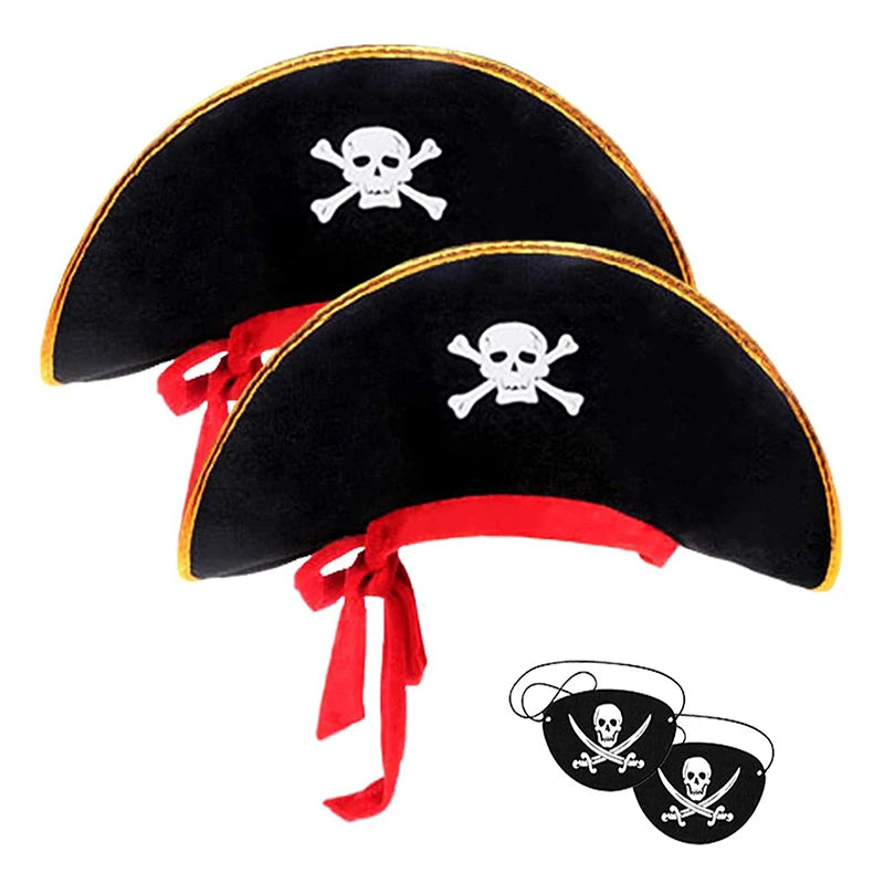 Kit Festa Temática de Piratas Incluir Faixa de Feliz Aniversário Toalha de Mesa