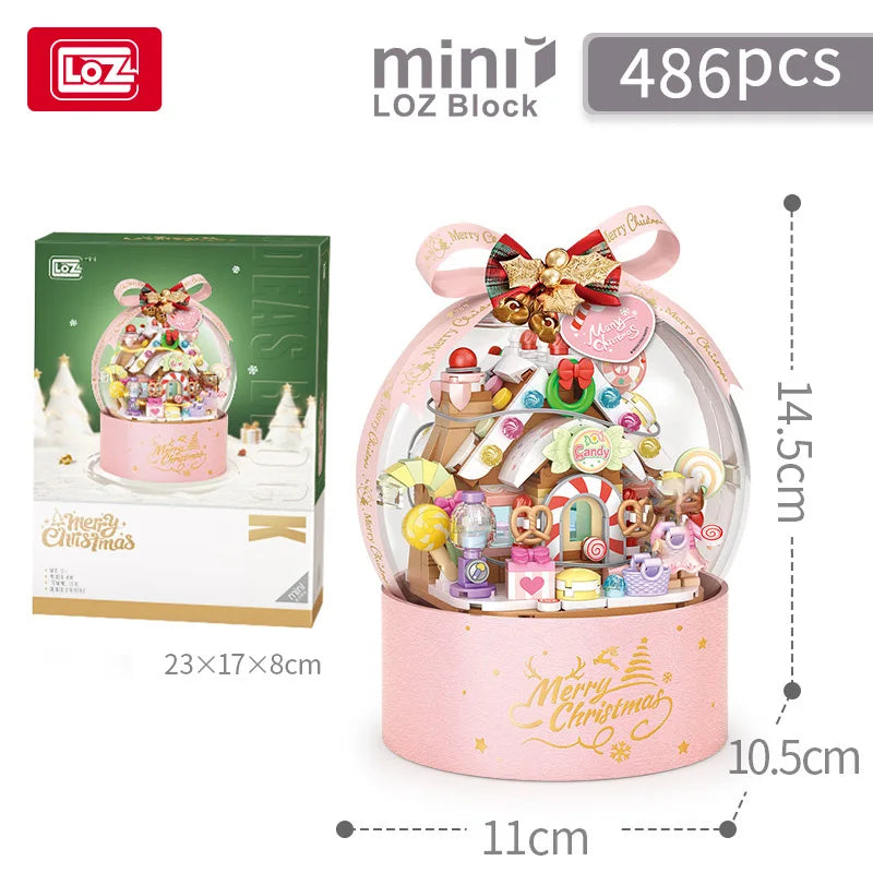 Globo De Neve De Natal, Estatueta De Casa De Vila