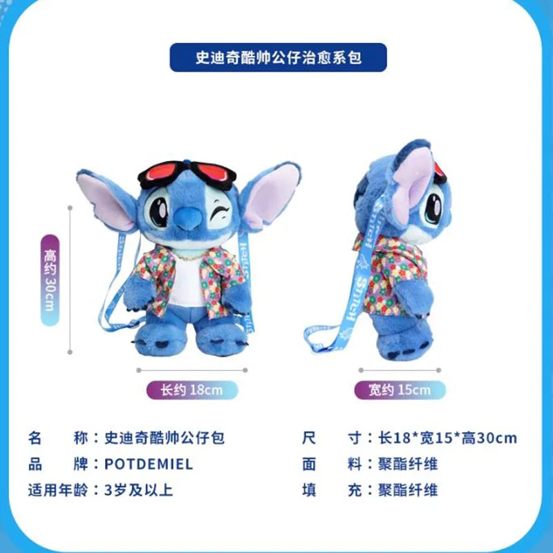 Genuíno Disney Kawaii Stitch Estilo Legal Lilo Stitch 30cm Bonecas de Pelúcia
