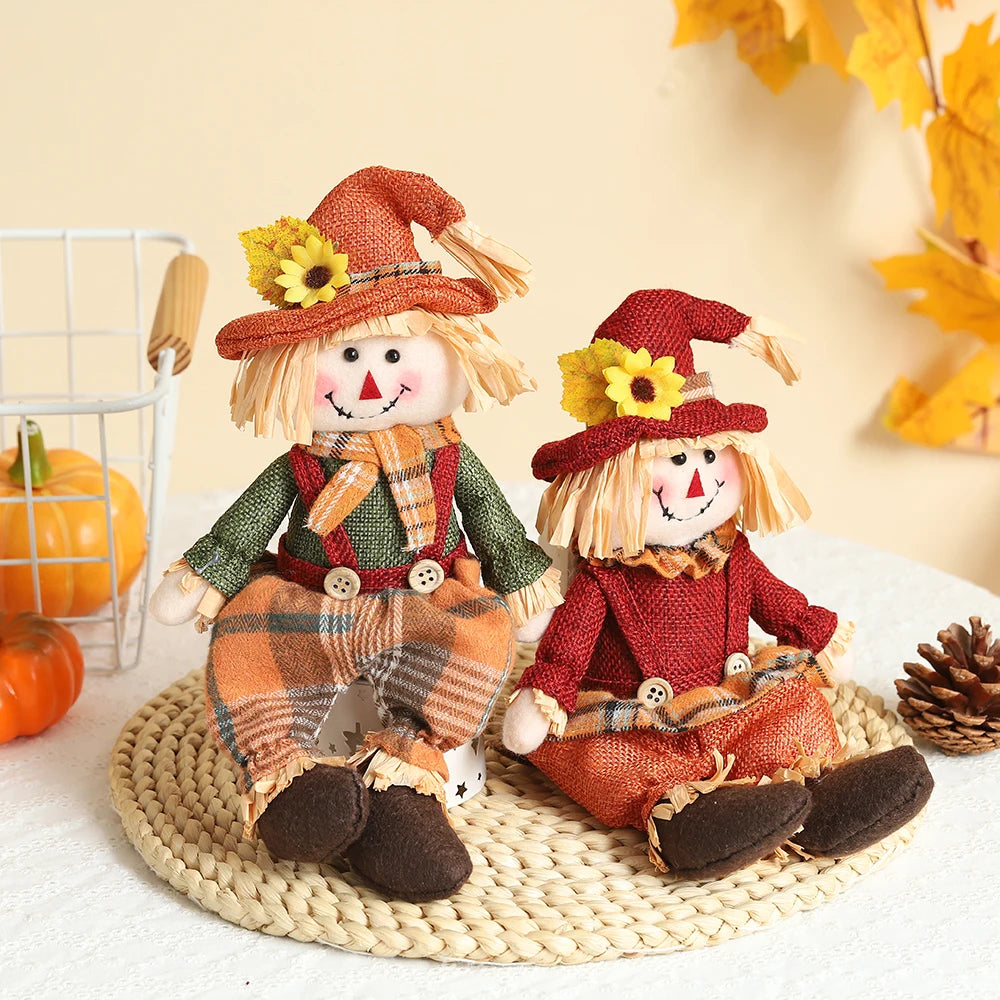 Boneco de festa junina Decoração Espantalho Festa Junina Caipira Rastelo 26cm - Menino