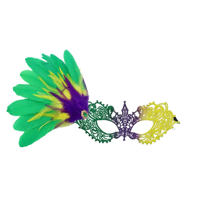 Máscara de carnaval de carnaval, máscaras venezianas para festas, fantasias de festa