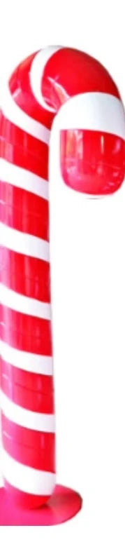 Bengala de Natal Vermelho/Branco Gigante de Fibra de Vidro Pirulito Gigante para Shopping