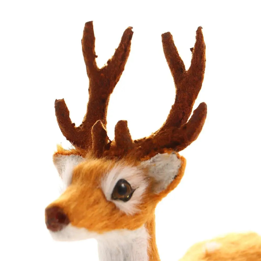 Decorações de Natal, Rena de veado artificial, Enfeite de Natal, Decoração (5,9 polegadas)