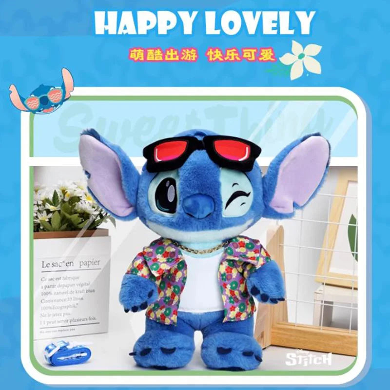 Genuíno Disney Kawaii Stitch Estilo Legal Lilo Stitch 30cm Bonecas de Pelúcia
