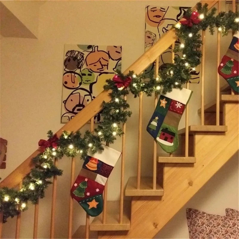 Guirlanda de Natal Decorativa, Guirlanda de Natal com Bengala, Enfeite para Árvore Natal