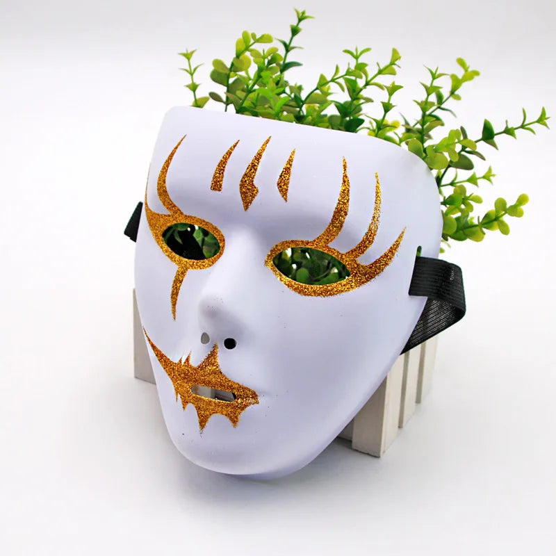 Máscaras de Dança de Rua (Passo Fantasma Dance / Hip Hop) Feitas de Plástico Leve, Usadas para Festas e Cosplay