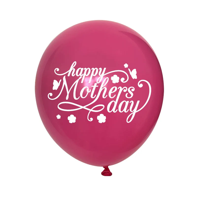 Balões de látex para o Dia das Mães, 10 balões de látex de 12 polegadas para decoração