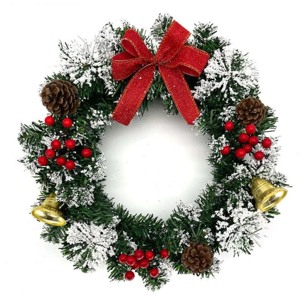 Guirlandas Verdes para Porta de Entrada Guirlanda de Natal 20cm Até 30cm
