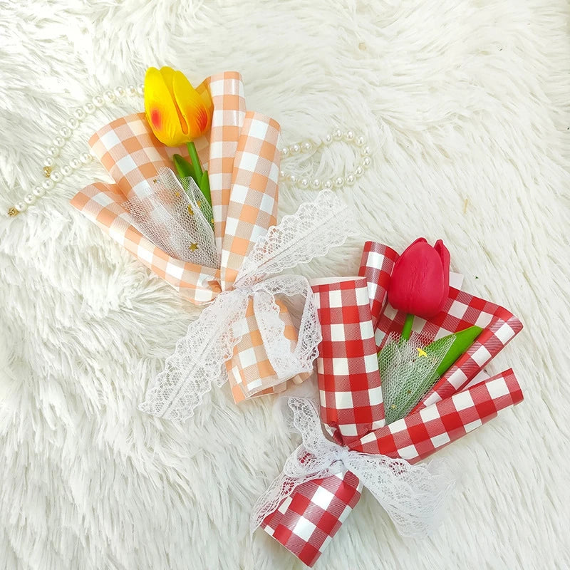 Flores buquê de flores de crochê, buquê de crochê feito à mão com margaridas e girassol