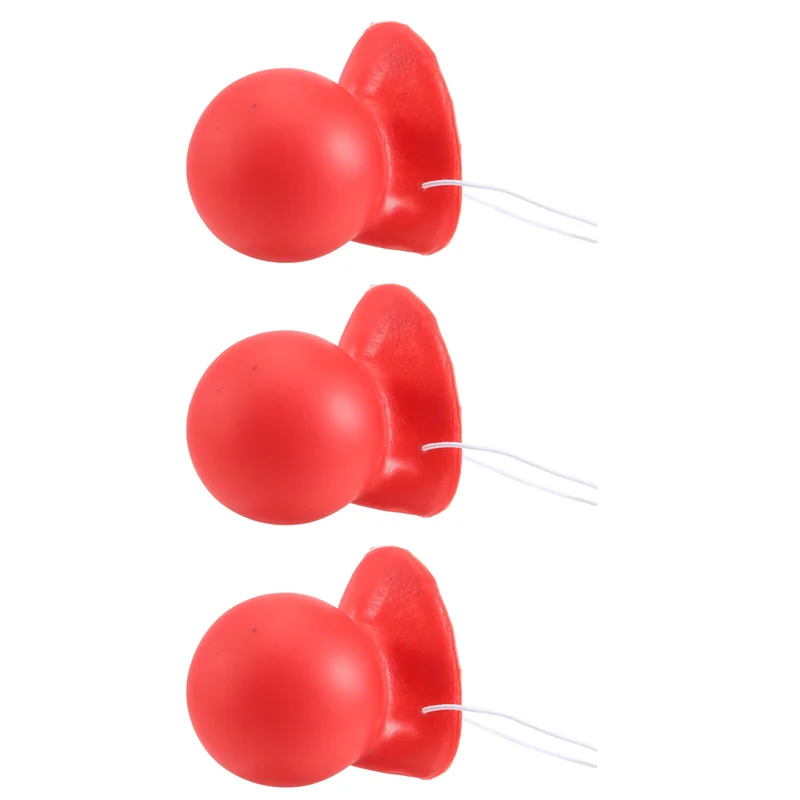 Nariz de palhaço vermelho palhaço para cosplay | Adereços desempenho nariz vermelho