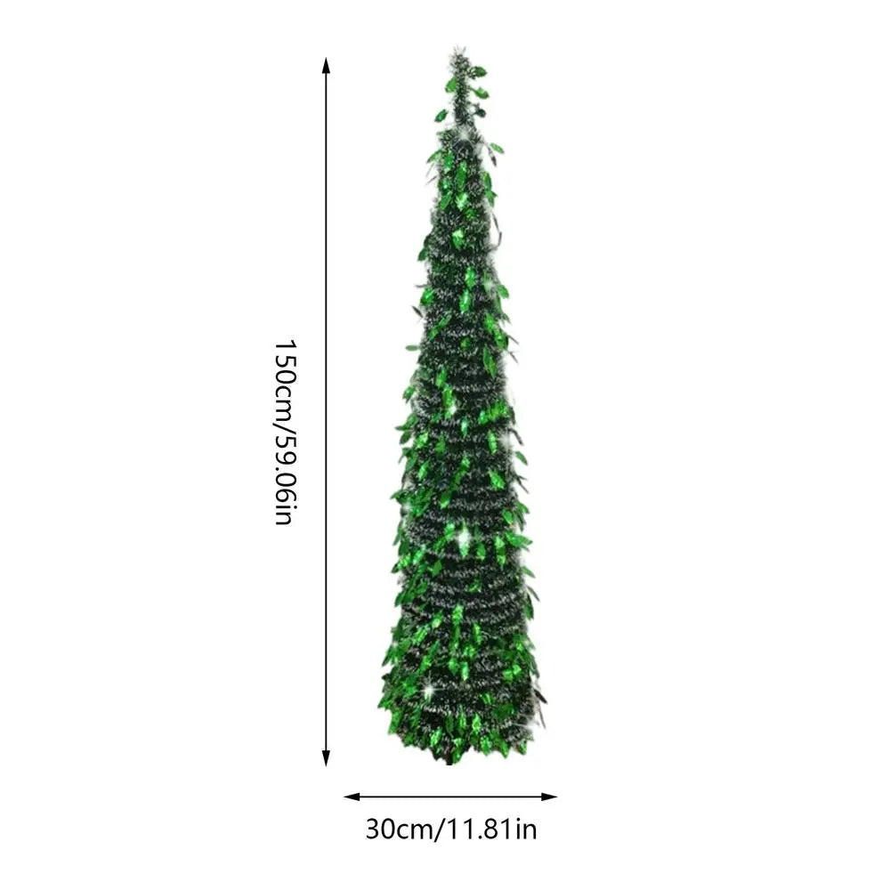 Árvore de Natal Artificial Realista com 1,5 Metros de Altura Pinheiro de Natal Artificial Realista