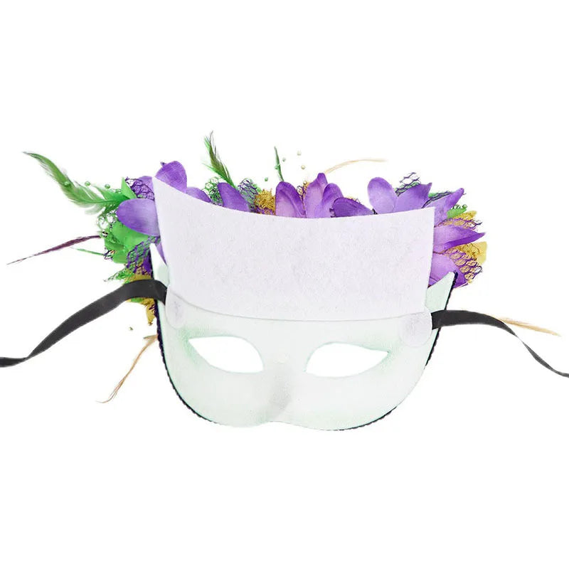 Carnaval com Plumas e Glitter nas Cores do Carnavalesco (Roxo, Verde e Dourado), Plumas Artificiais Coloridas