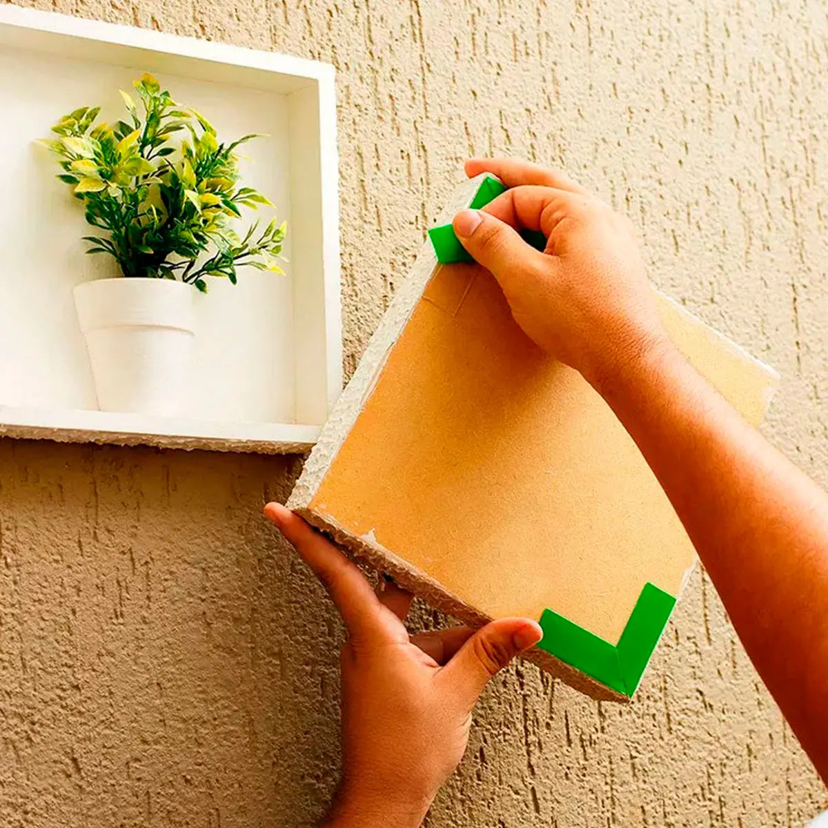 Fita Dupla Face Transparente Fixa Forte 12 Mm X 2 M Para Fixação Permanente De Quadros