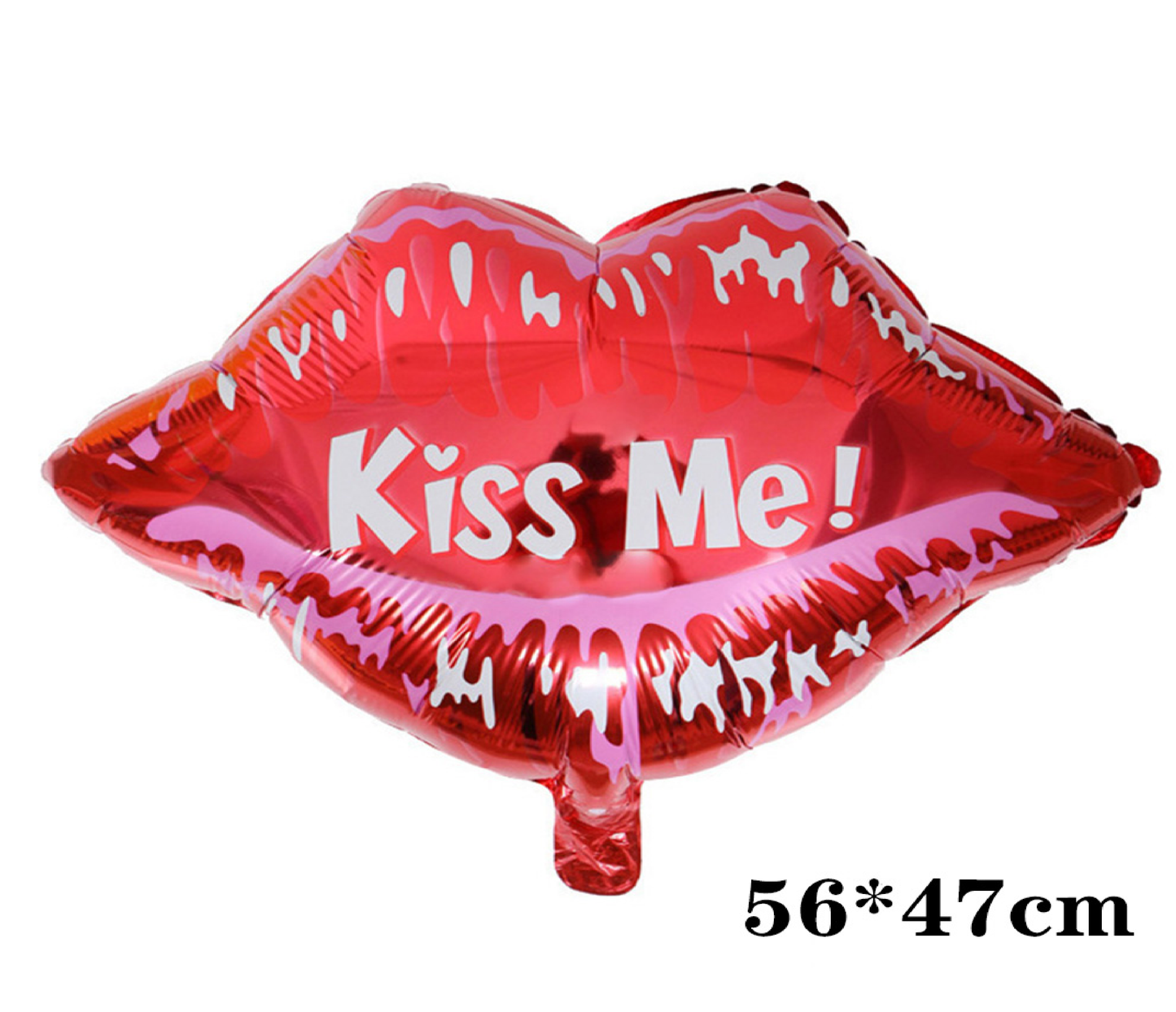 Balões de batom coração amor grandes balões labiais para o dia dos namorados