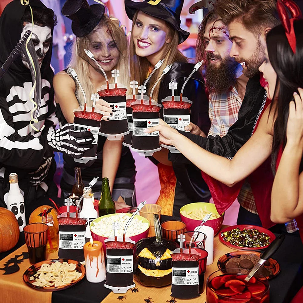 Sacos Sangue Halloween 1/3/10 Peças Saco Sangue Halloween Sacos Sangue Reutilizáveis