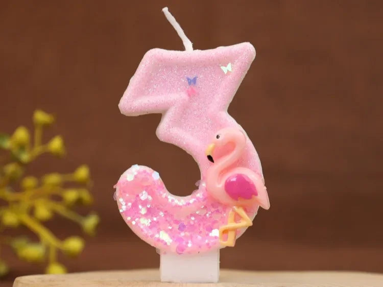 Velas de aniversário, velas numéricas para bolos de aniversário com borboleta e velas