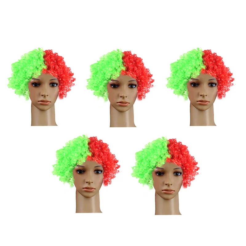 Peruca Copa do Mundo para torcedores de futebol, inspirada na Copa do Mundo, Peruca