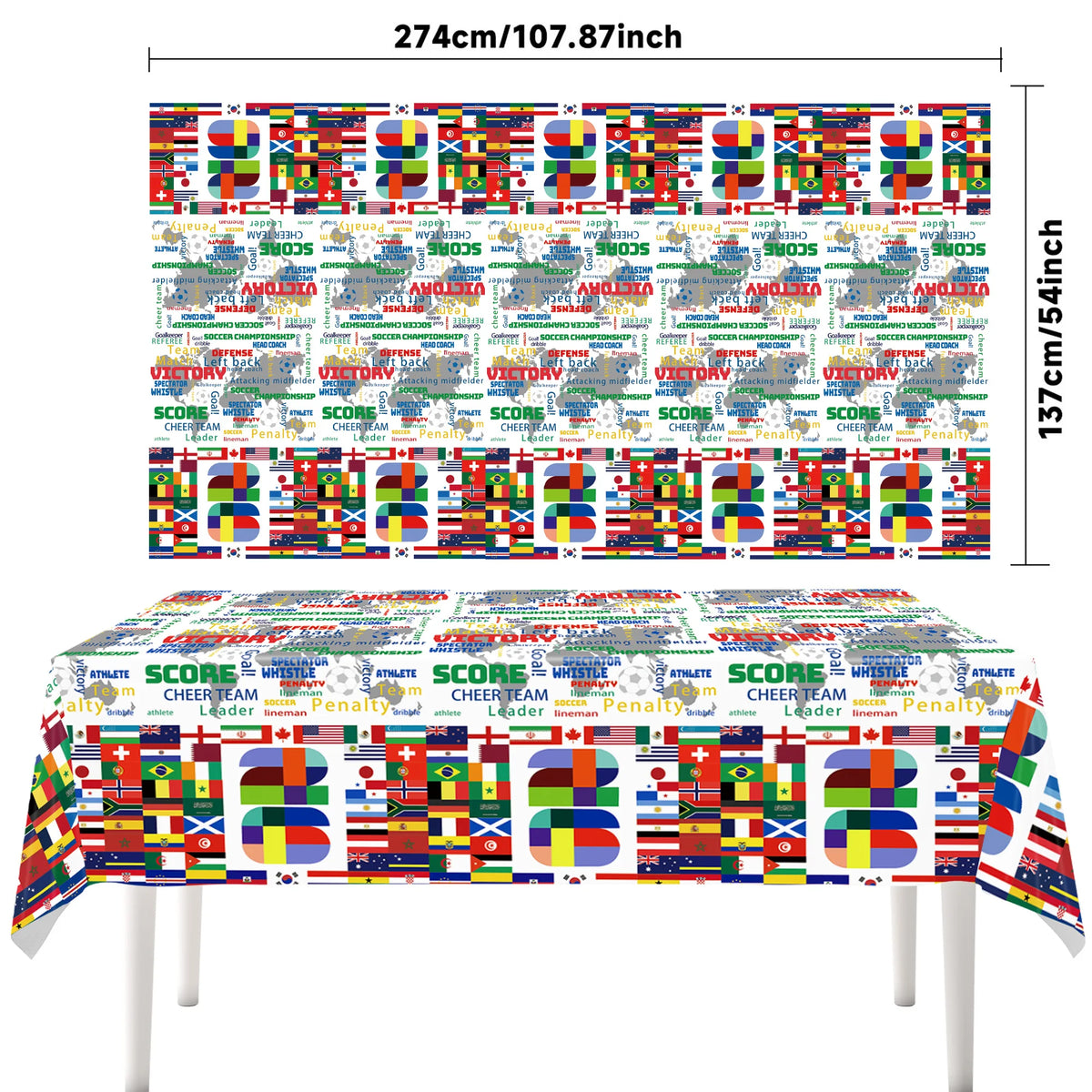 Kit Festa Pronta Brasil Copa do Mundo Decorativo Completo 30/41/116 Peças Festa colorida