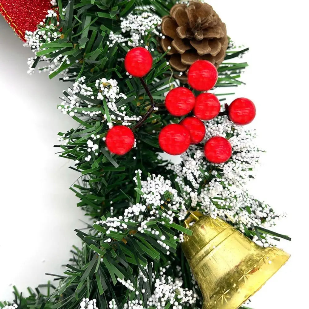 Guirlandas Verdes para Porta de Entrada Guirlanda de Natal 20cm Até 30cm