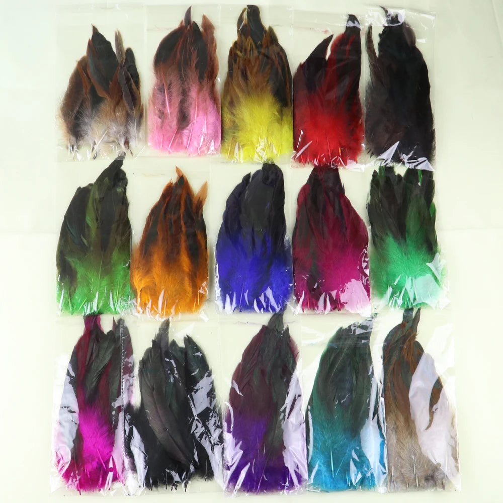 1000 peças de penas de ganso coloridas a granel 4-6 polegadas (10-15 cm)