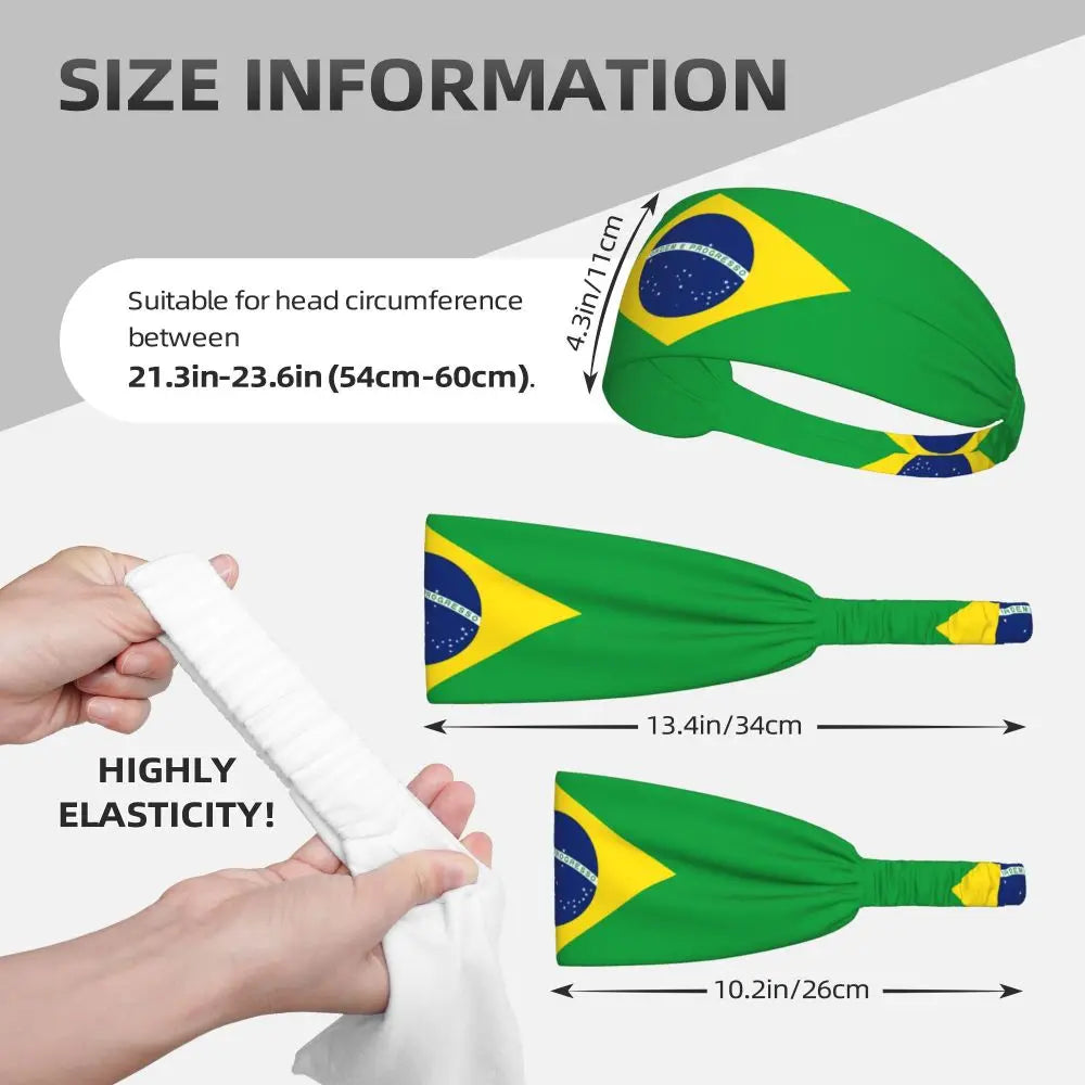 Bandana Lenço Unissex Copa do Mundo Lenço Bandana Brasil Para Copa Mundo Patriota