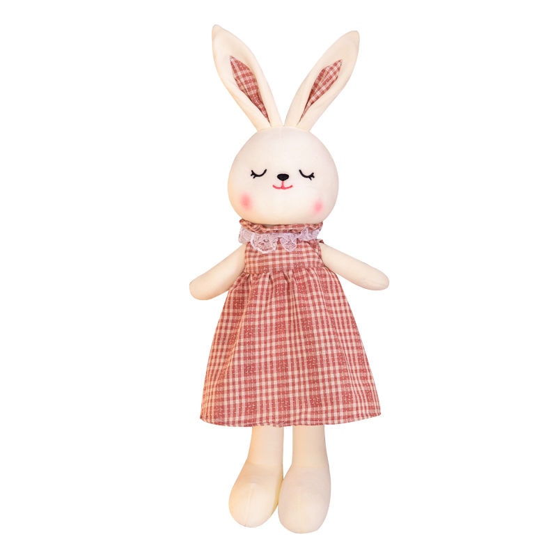 Coelho Páscoa de Vestido 50-100cm Lindos Coelhos de Pelúcia, Coelhinho Fofo com Saia