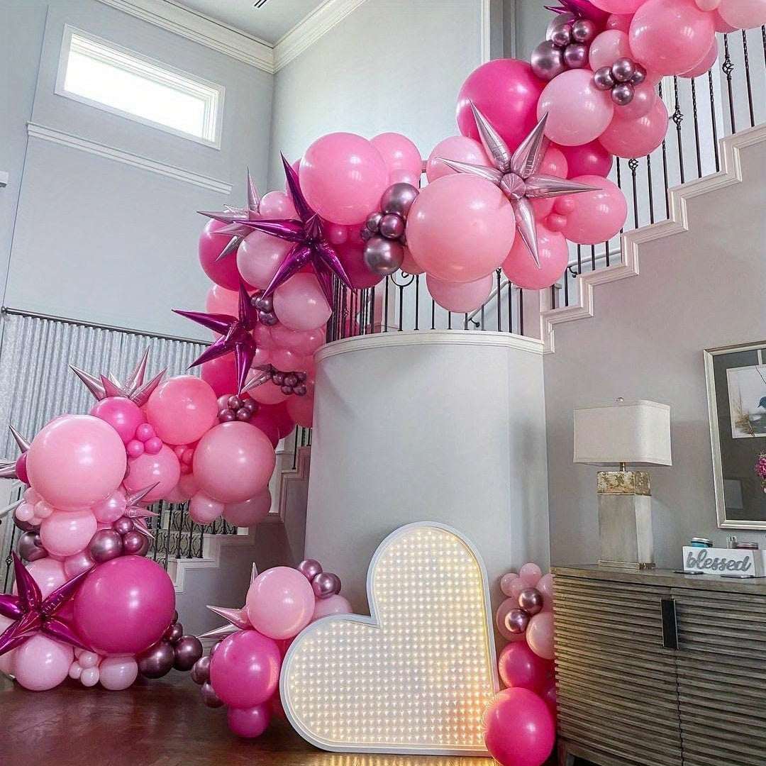 Balões rosa choque para festas e decorações 50 Peças