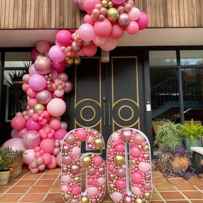 Balões rosa choque para festas e decorações 50 Peças