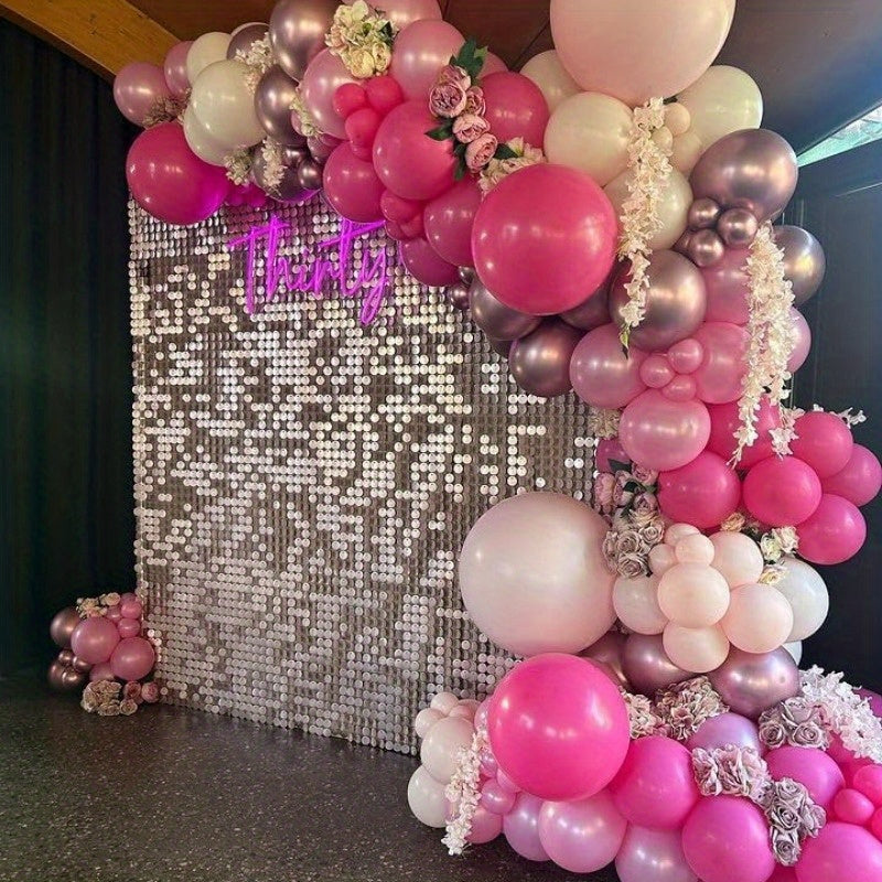 Balões rosa choque para festas e decorações 50 Peças