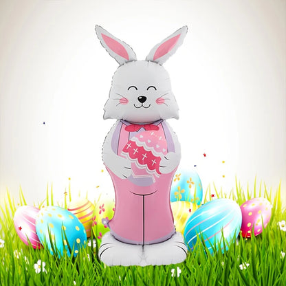 Balão De Páscoa, Filme De Alumínio, Balão De Coelho Em Pé