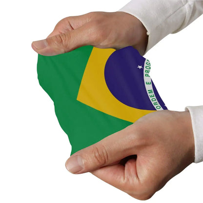 Mangas de proteção para os braços com a bandeira do Brasil, para homens e mulheres