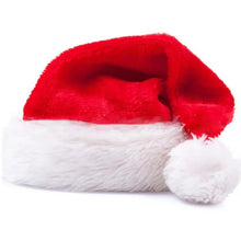 Carregar imagem no visualizador da galeria, Gorro Papai Noel Veludo Vermelho 40 cm Touca Natal
