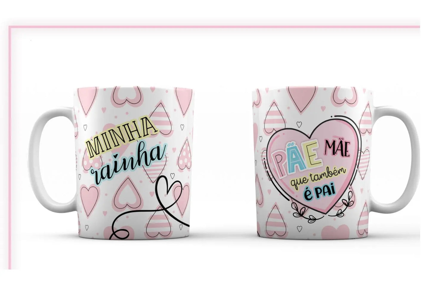 Caneca Personalizada Coleção Pai e Mãe Caneca Dia Das Mães Caneca Da Rainha Amor