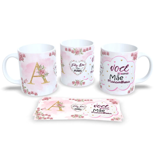 Caneca De Porcelana Dia Das Mães Caneca De Porcelana Com Foto Estampa Dia Das Mãe