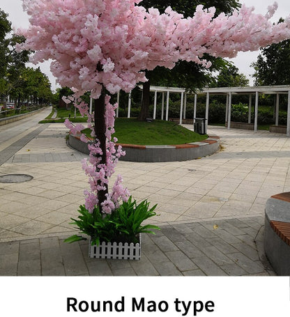 Plantas de simulação artificial árvore decoração árvore falsa hotel shopping center