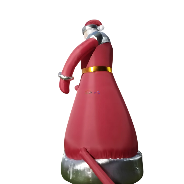 Papai Noel Inflável Enfeite Natal Grande Papai Noel Ar livre Inflável Natal