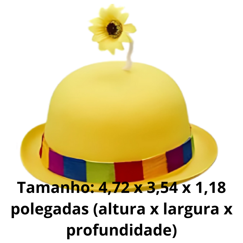 Chapéu de palhaço francês chapéu de palhaço coco com girassol chapéus malucos circo
